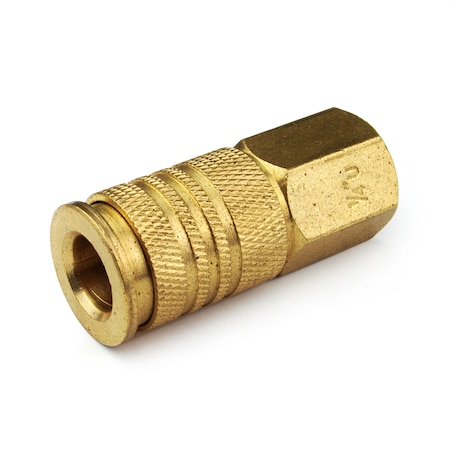 Primefit Universal Coupler Brass 1/4" x 1/4" Female NPT UC1414FB